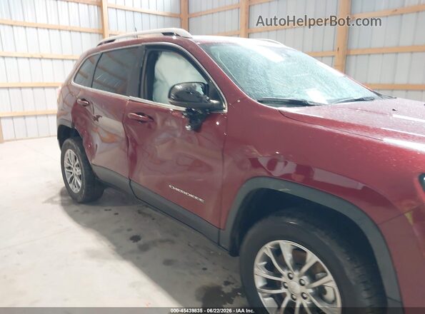 1C4PJMMX9MD162864 2021 JEEP CHEROKEE Burgundy წინა ხედი