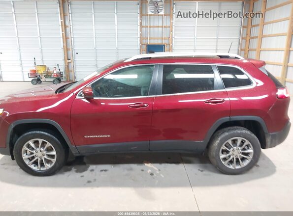 1C4PJMMX9MD162864 2021 JEEP CHEROKEE Burgundy სალონის 360-გრადუსიანი ხედი
