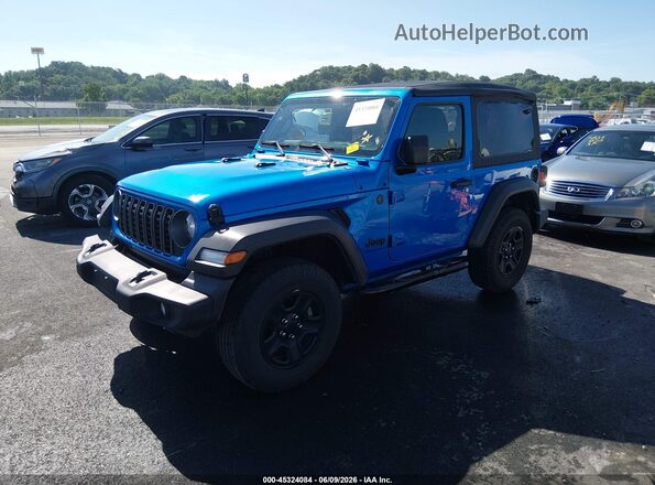 1C4PJXAN1SW620368 2025 JEEP WRANGLER Blue Front left