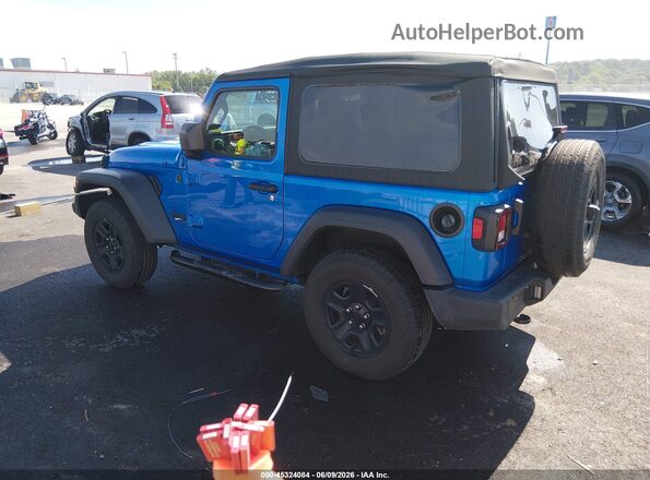 1C4PJXAN1SW620368 2025 JEEP WRANGLER Blue Rear left