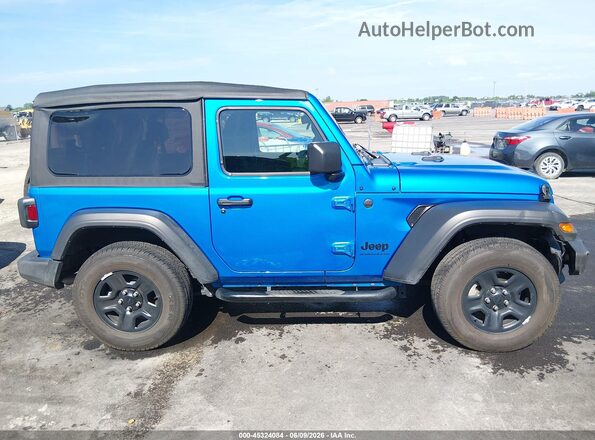 1C4PJXAN1SW620368 2025 JEEP WRANGLER Blue Rear interior view