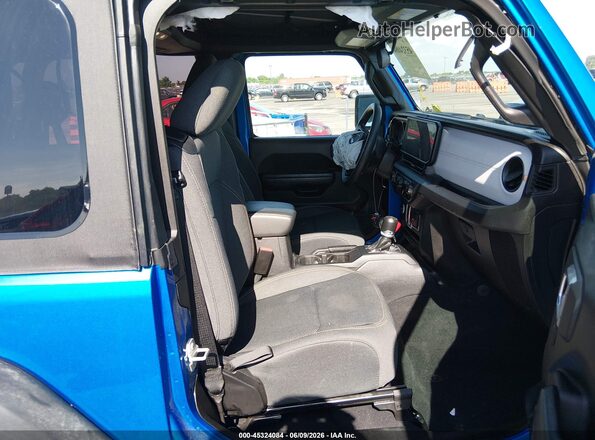 1C4PJXAN1SW620368 2025 JEEP WRANGLER Blue Front interior view