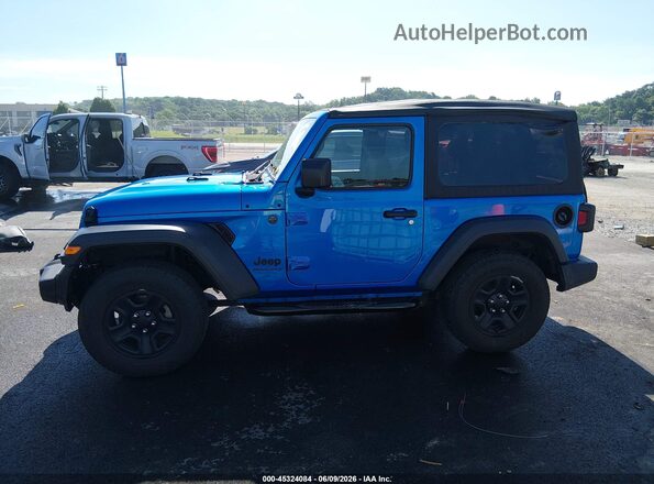 1C4PJXAN1SW620368 2025 JEEP WRANGLER Blue 360 interior view