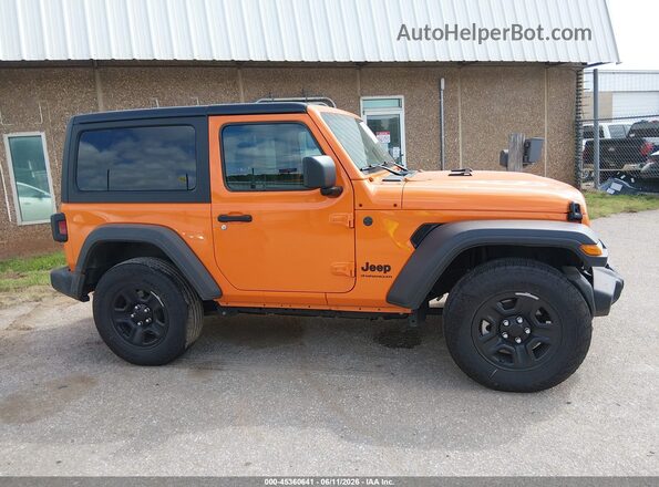 1C4PJXAN6SW631320 2025 JEEP WRANGLER Orange Սալոնի հետևի տեսք