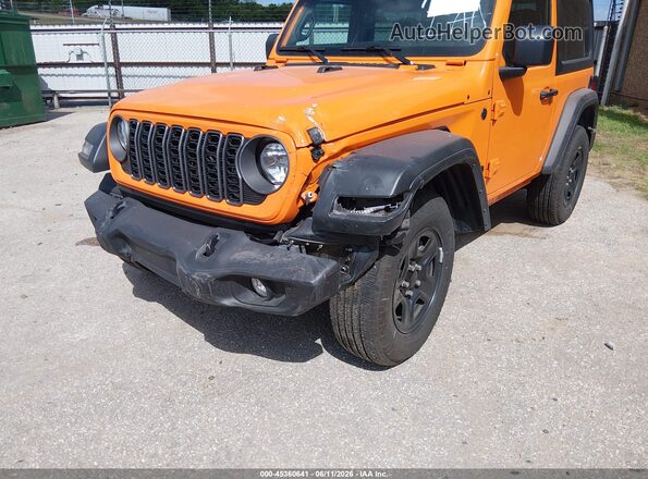 1C4PJXAN6SW631320 2025 JEEP WRANGLER Orange Դիմացի տեսք
