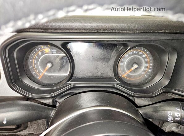 1C4PJXAN9SW603110 2025 JEEP WRANGLER White Instrument cluster view