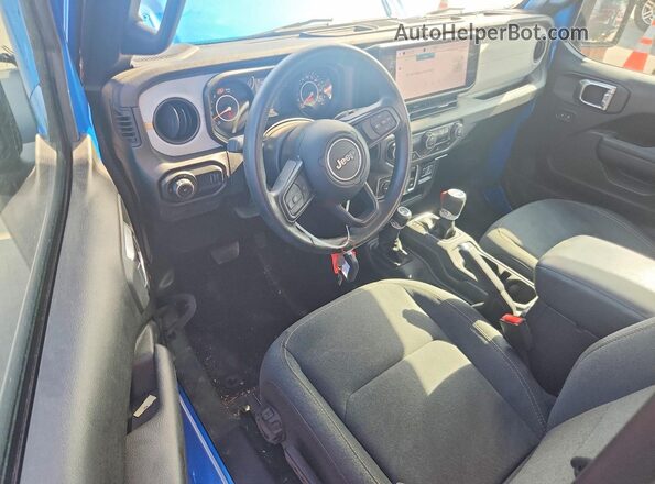 1C4PJXAN9SW619100 2025 JEEP WRANGLER Синий Вид панели приборов