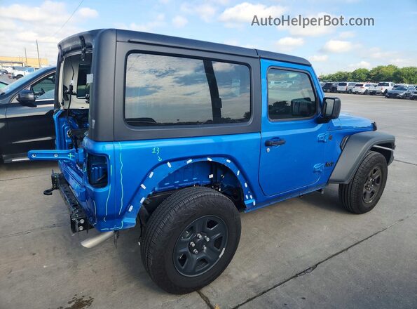 1C4PJXAN9SW619100 2025 JEEP WRANGLER Синий Задняя правая четверть
