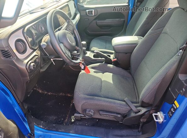 1C4PJXAN9SW619100 2025 JEEP WRANGLER Синий Вид салона спереди