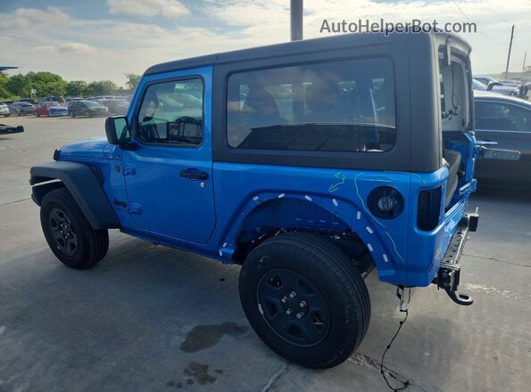 1C4PJXAN9SW619100 2025 JEEP WRANGLER Синий Задняя левая четверть