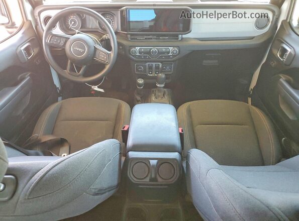 1C4PJXAN9SW654610 2025 JEEP WRANGLER White Dashboard view