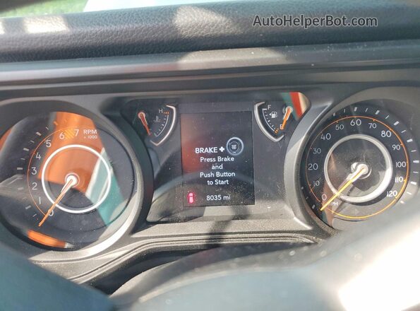 1C4PJXANXSW624550 2025 JEEP WRANGLER Gray Widok zestawu wskaźników