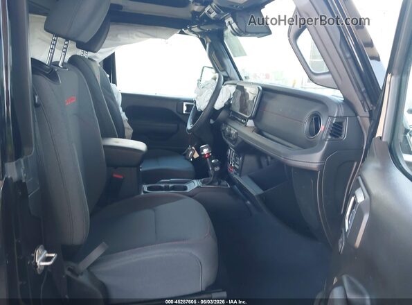 1C4PJXCGXSW521076 2025 JEEP WRANGLER Black Widok wnętrza z przodu