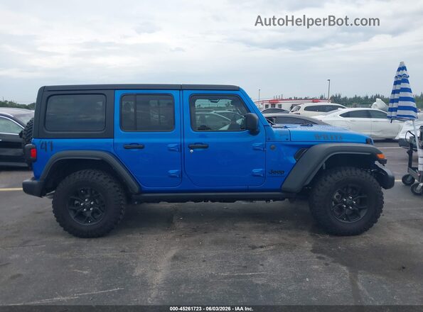 1C4PJXDG2RW286326 2024 JEEP WRANGLER Blue Vista interior de 360 grados