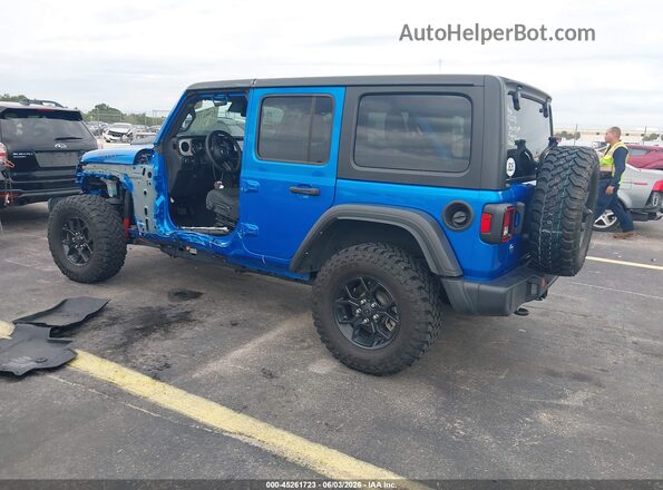 1C4PJXDG2RW286326 2024 JEEP WRANGLER Blue Trasero izquierdo