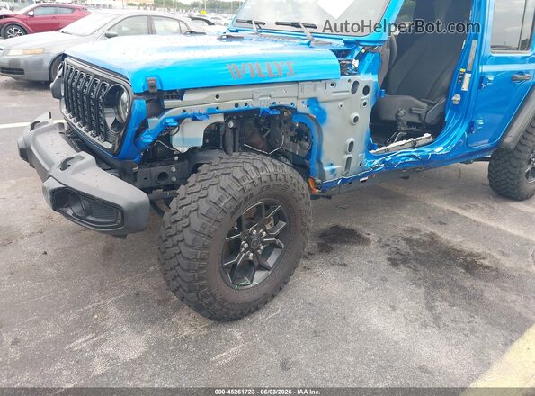 1C4PJXDG2RW286326 2024 JEEP WRANGLER Blue Vista frontal