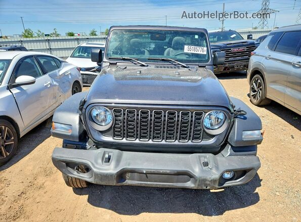 1C4PJXDG3RW313808 2024 JEEP WRANGLER Gray Вид спереду