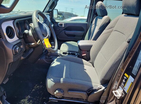 1C4PJXDG3RW313808 2024 JEEP WRANGLER Gray Вид салону спереду