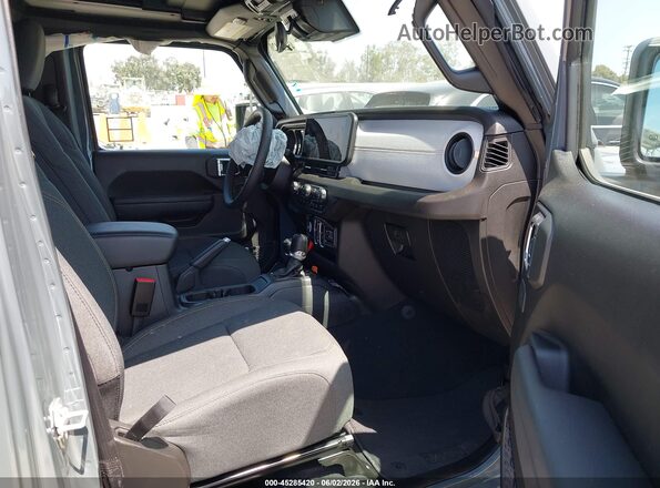 1C4PJXDG3SW659962 2025 JEEP WRANGLER Gray Widok wnętrza z przodu