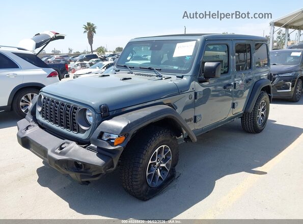 1C4PJXDG3SW659962 2025 JEEP WRANGLER Gray Przód lewy