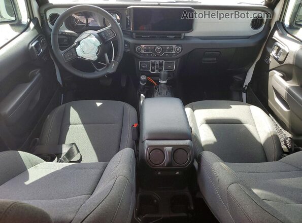 1C4PJXDG4SW608146 2025 JEEP WRANGLER White Dashboard view
