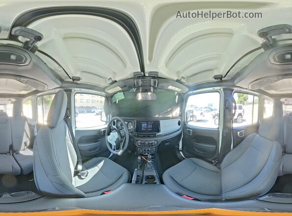 1C4PJXDG4SW608146 2025 JEEP WRANGLER White 360 interior view