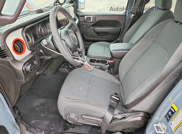 1C4PJXDG5SW536132 2025 JEEP WRANGLER Gray Widok wnętrza z przodu