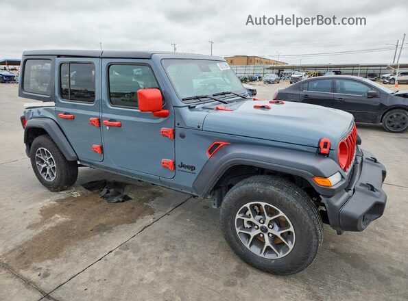 1C4PJXDG5SW536132 2025 JEEP WRANGLER Gray Przód prawy