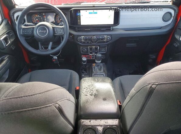 1C4PJXDG5SW574864 2025 JEEP WRANGLER Red Dashboard view