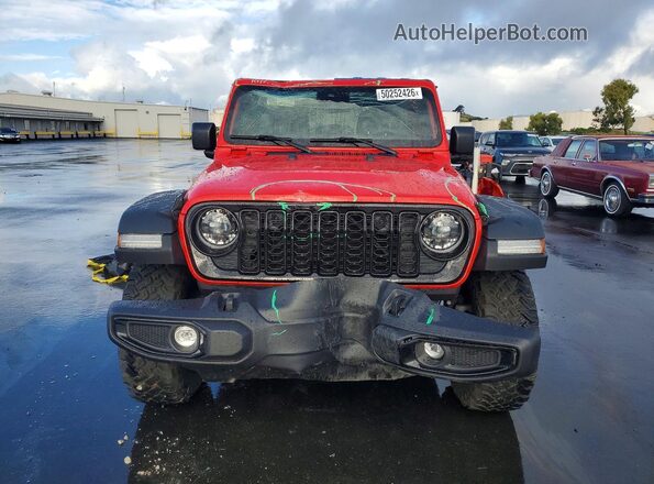 1C4PJXDG5SW574864 2025 JEEP WRANGLER Red Front view