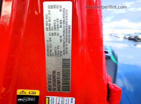 1C4PJXDG5SW574864 2025 JEEP WRANGLER Red Engine compartment view