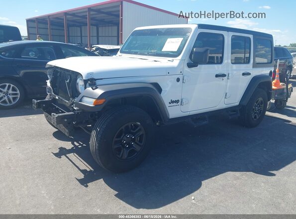 1C4PJXDG7RW200878 2024 JEEP WRANGLER Белый Передняя левая четверть