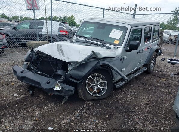 1C4PJXDG7RW284913 2024 JEEP WRANGLER Серебряный Передняя левая четверть