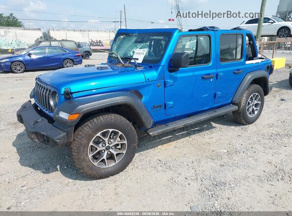 1C4PJXDG7TW213301 2026 JEEP WRANGLER Blue Vista tres cuartos delantera izquierda