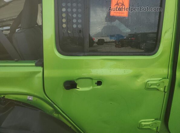 1C4PJXDG9SW552351 2025 JEEP WRANGLER Green უკანა სალონის ხედი