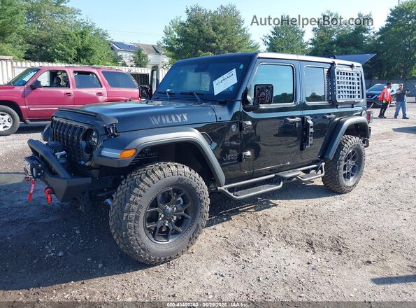 1C4PJXDG9SW658637 2025 JEEP WRANGLER Black Առջևի ձախ երեք քառորդ տեսարան