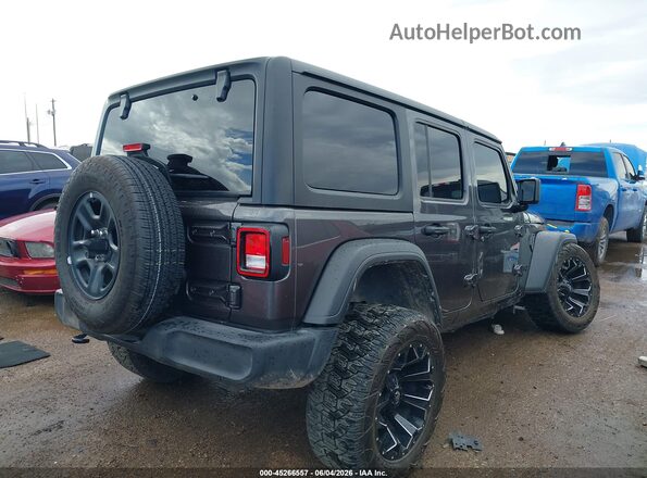 1C4PJXDGXSW545411 2025 JEEP WRANGLER Серый Задняя правая четверть