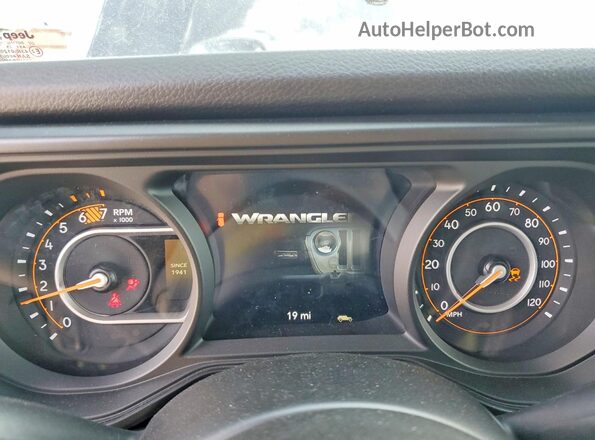 1C4PJXDGXTW186398 2026 JEEP WRANGLER Black Vista del cuadro de instrumentos