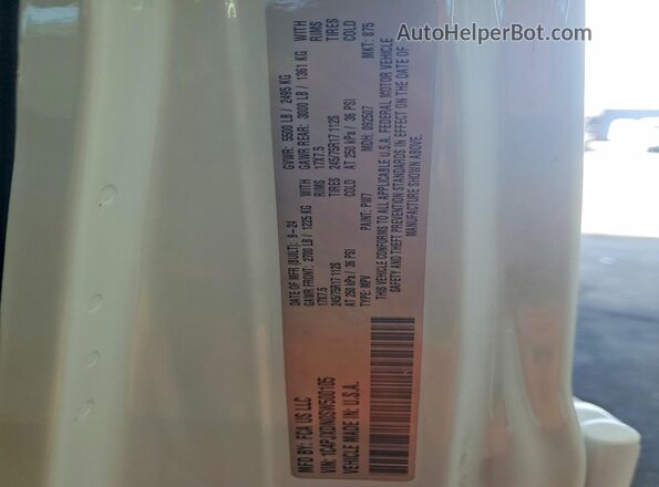 1C4PJXDN0SW500105 2025 JEEP WRANGLER White Вид підкапотного простору