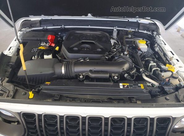 1C4PJXDN0SW500105 2025 JEEP WRANGLER White Вид задньої частини салону