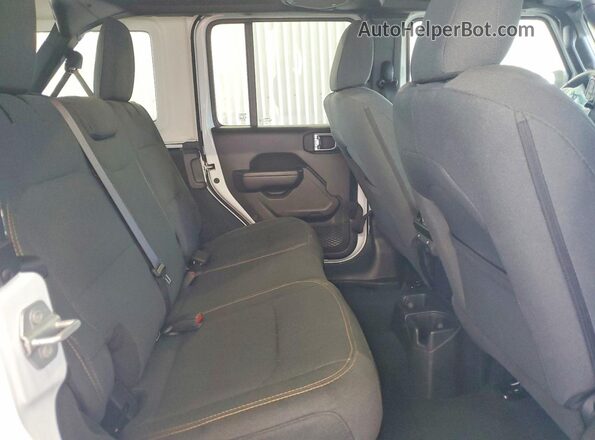 1C4PJXDN0SW500105 2025 JEEP WRANGLER White Вид задніх сидінь