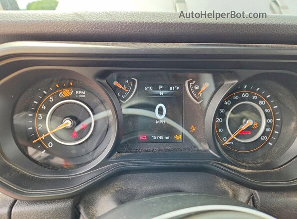 1C4PJXDN2SW598750 2025 JEEP WRANGLER Угольный Вид щитка приборов