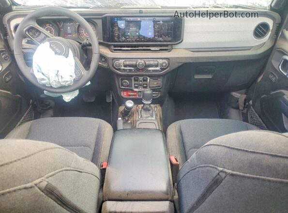 1C4PJXDN3SW529940 2025 JEEP WRANGLER Gray Вид панелі приладів