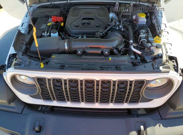 1C4PJXDN5SW642899 2025 JEEP WRANGLER White Շարժիչի բաժամունքի տեսք