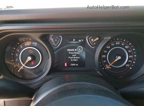 1C4PJXDN5SW642899 2025 JEEP WRANGLER White Սարքավորումների վահանակի տեսք