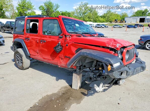 1C4PJXDN7SW524000 2025 JEEP WRANGLER Red Delantero derecho