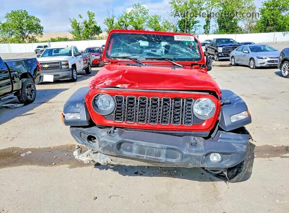 1C4PJXDN7SW524000 2025 JEEP WRANGLER Red Vista frontal