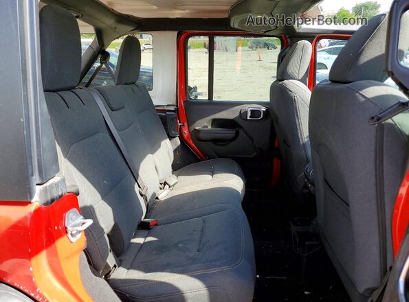 1C4PJXDN7SW524000 2025 JEEP WRANGLER Red Vista interior trasera