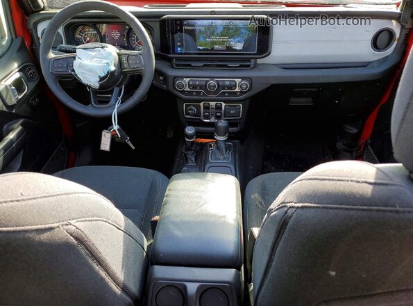 1C4PJXDN7SW524000 2025 JEEP WRANGLER Red Vista del salpicadero