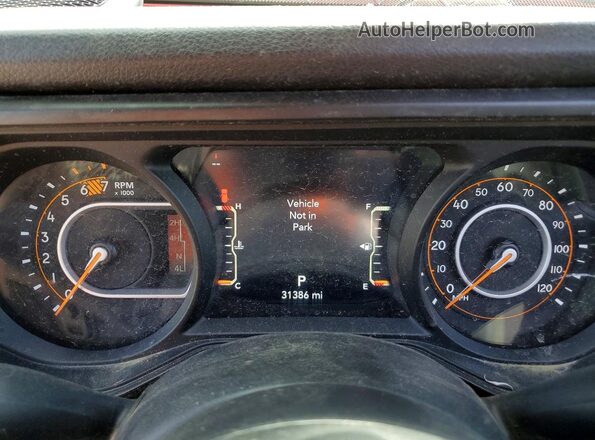 1C4PJXDN7SW524000 2025 JEEP WRANGLER Red Vista del cuadro de instrumentos